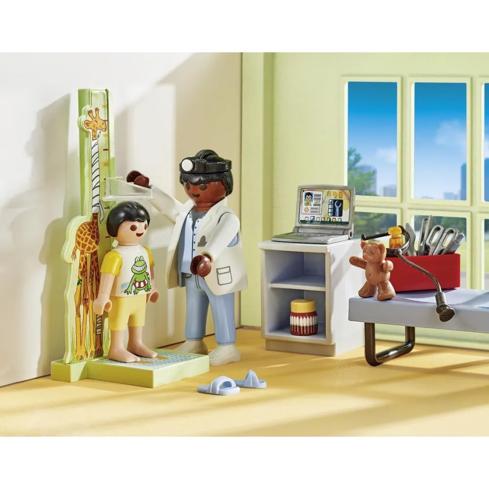 Playmobil Pédiatre avec enfant Action Heroes 71619^ La Ville, La Police Et Les Secours