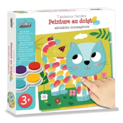 Cru00e9a Lign Peintures au doigt - tableaux adorables compagnons^ Peinture