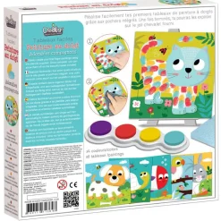 Cru00e9a Lign Peintures au doigt - tableaux adorables compagnons^ Peinture