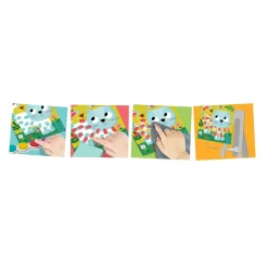 Cru00e9a Lign Peintures au doigt - tableaux adorables compagnons^ Peinture