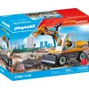 Playmobil Pelleteuse mécanique et ouvrier Action Heroes 71749^ La Ville, La Police Et Les Secours
