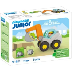Playmobil Pelleteuse Junior 71684^ La Ville, La Police Et Les Secours