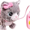 Pioupiou et Merveilles Peluche Chat Moustache Filoguide De Pioupiou^ Peluches Électroniques Interactives