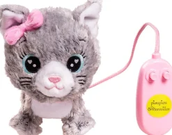 Pioupiou et Merveilles Peluche Chat Moustache Filoguide De Pioupiou^ Peluches Électroniques Interactives