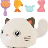 MGM Peluche Chat Purro Interactif^ Peluches Électroniques Interactives