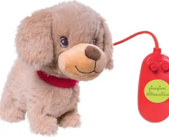 Pioupiou et Merveilles Peluche Chien Victor Télécommandée Pioupiou^ Peluches Électroniques Interactives