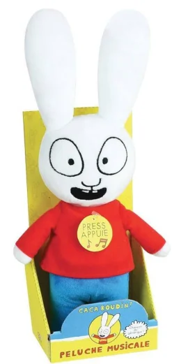 Jemini Peluche Musicale Simon 30 Cm^ Peluches Musicales Et Lumineuses