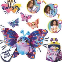 Smoby Peluche papillon Fluffyfly^ Peluches Animaux
