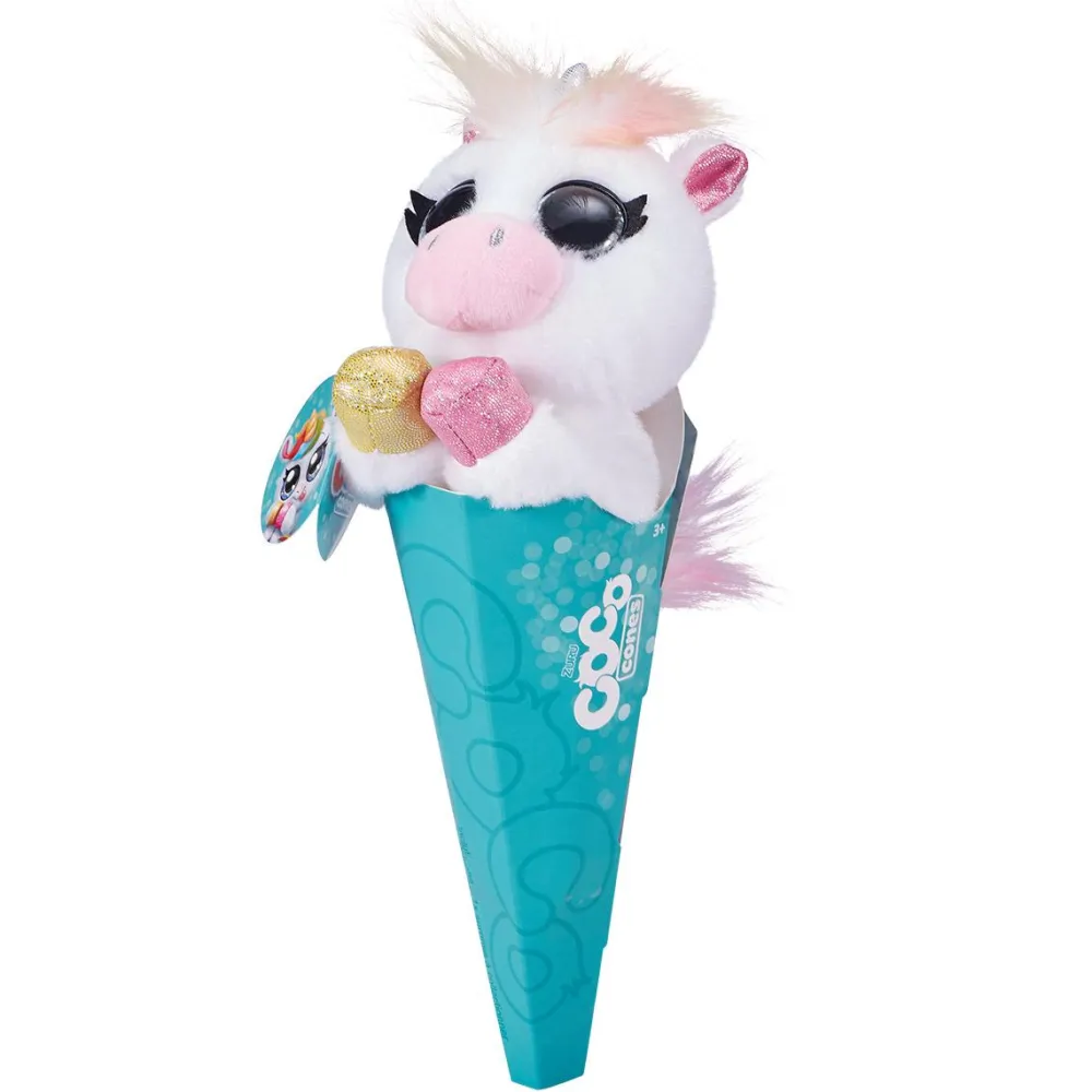 Zuru Peluche surprise coco cones^ Peluches Animaux