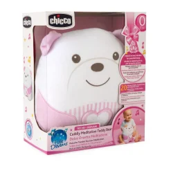 Chicco Peluche tendre ourson rose^ Doudous