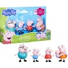 Hasbro Peppa Pig Coffret famille 5 figurines^ Les Héros Et Personnages