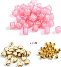 Djeco PERLES ALPHABET, OR^ Perles, Bijoux Et Perles À Repasser
