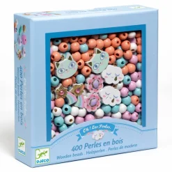 Djeco Perles En Bois Arc-en-ciel^ Perles, Bijoux Et Perles À Repasser