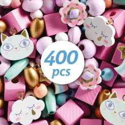 Djeco Perles En Bois Arc-en-ciel^ Perles, Bijoux Et Perles À Repasser