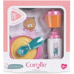 Corolle Petit coffret repas rose - Mon premier poupon^ Accessoires De Soin