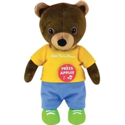 Jemini Petit Ours brun peluche musicale 21cm^ Peluches Musicales Et Lumineuses