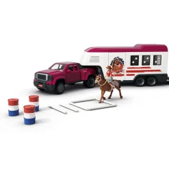 Schleich Pickup et sa grande remorque équestre Horse Club^ La Ferme Et L'Univers Agricole