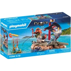 Playmobil Pirate avec radeau flottant et trésor Pirates 71794^ Les Pirates, Chevaliers, Cowboys Et Indiens