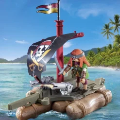 Playmobil Pirate avec radeau flottant et trésor Pirates 71794^ Les Pirates, Chevaliers, Cowboys Et Indiens
