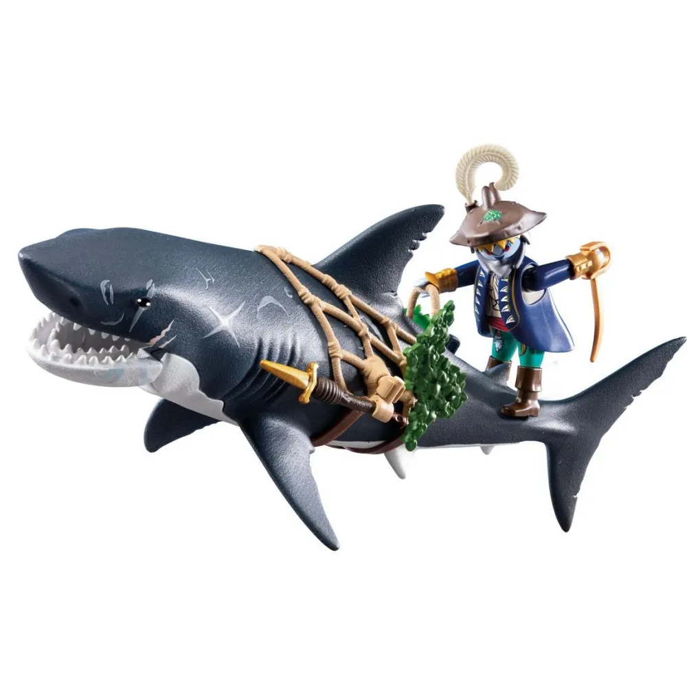 Playmobil Pirate et requin avec mâchoire articulée Pirates 71793^ Les Pirates, Chevaliers, Cowboys Et Indiens