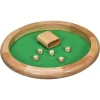 Nom d'un pion Piste De Dés En Bois^ Jeux Traditionnels Et Poker