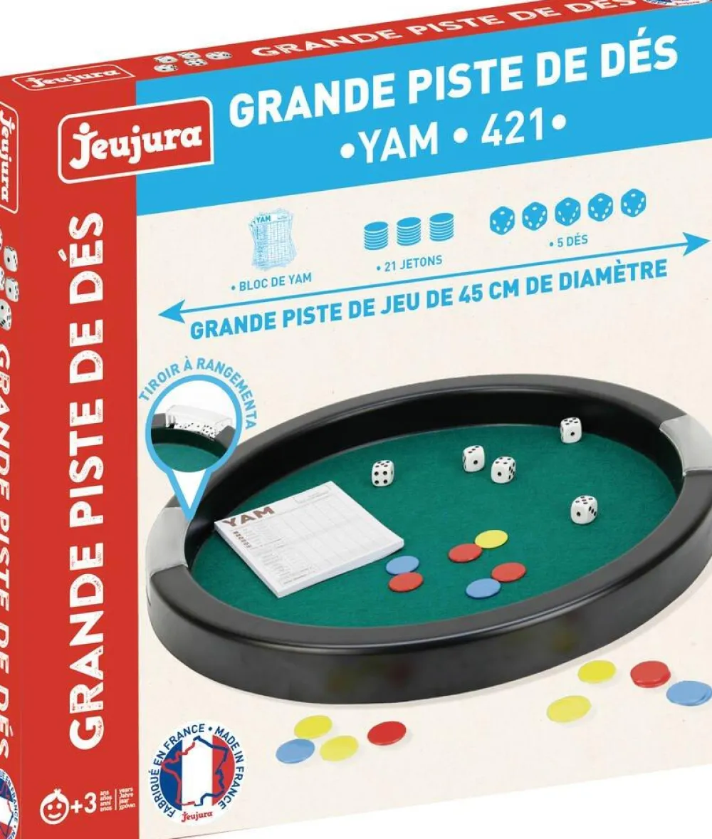 Jeujura Piste De Dés - Yam - 421 (45 Cm^ Jeux Traditionnels Et Poker
