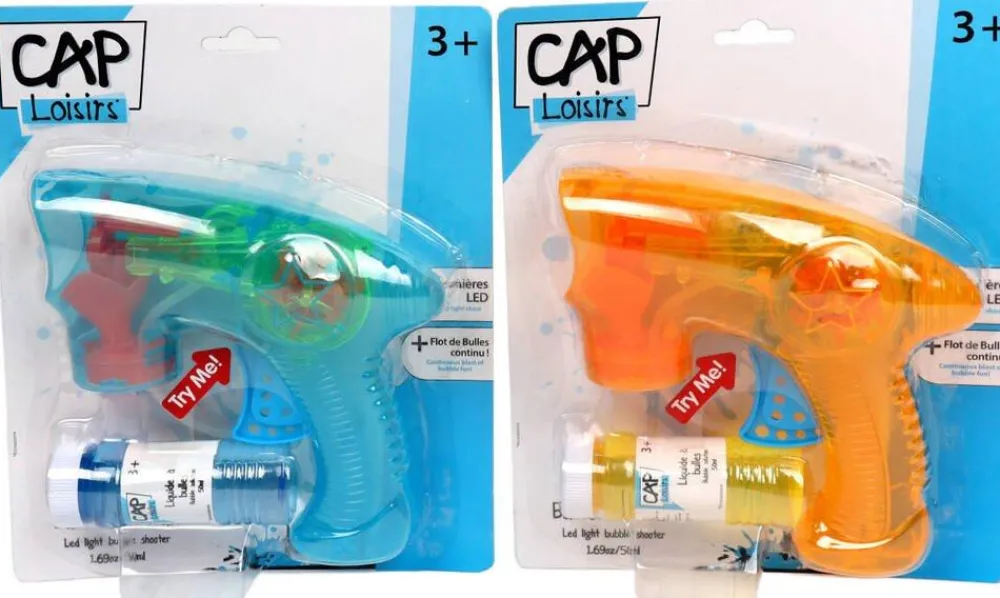 CAP Pistolet À Bulles Lumière 3 Ans^ Jeux D'Eau Et De Plage