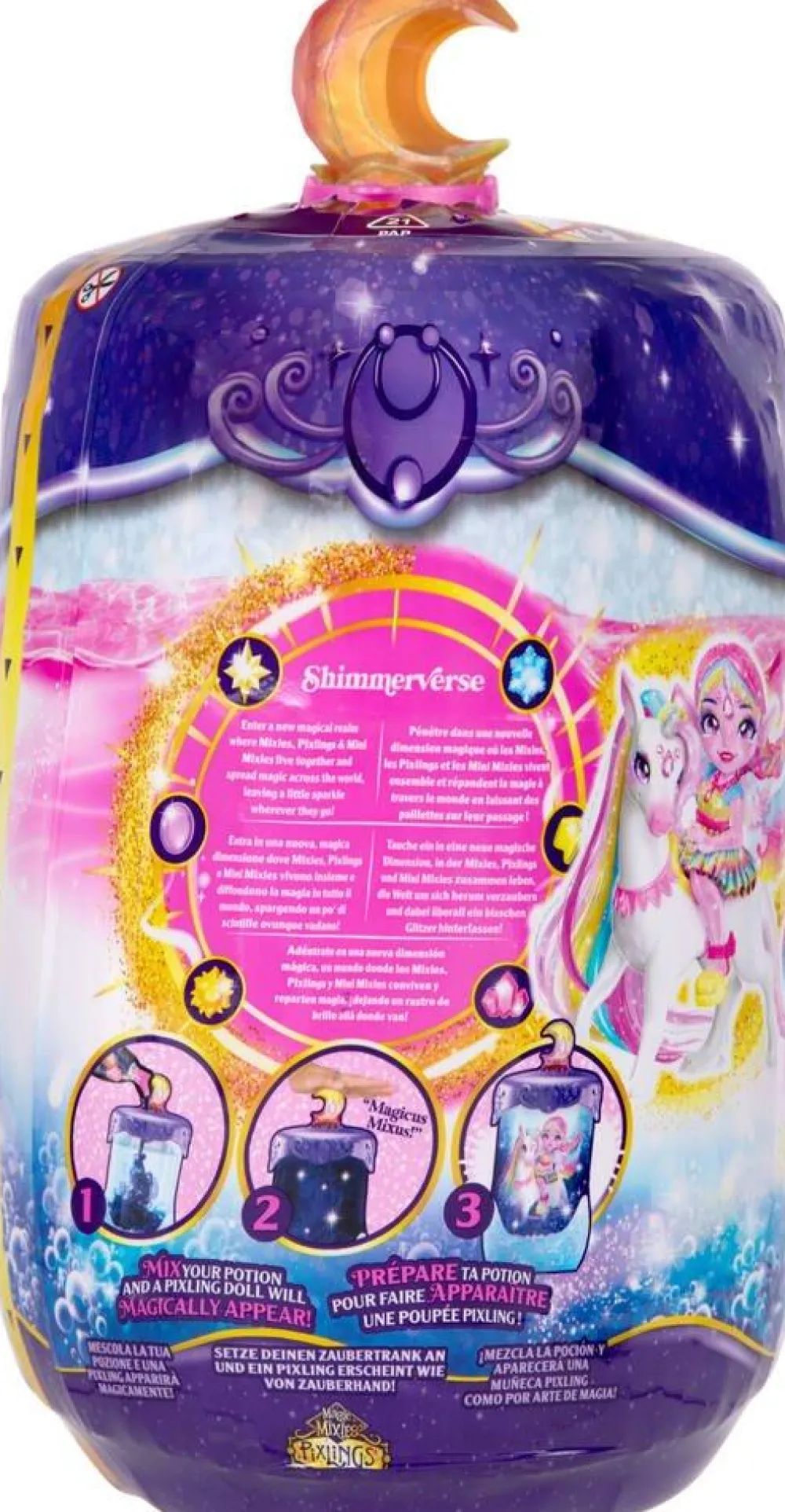 Moose Pixling Unia et Licorne Cosmic Magic Mix^ Poupées Mannequins
