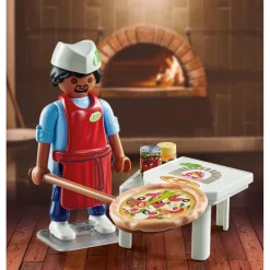 Playmobil Pizzaiolo Spécial PLUS 71161^ La Ville, La Police Et Les Secours
