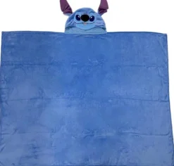 WTT Plaid polaire avec capuche Stitch^ Gadgets Et Produits Fun