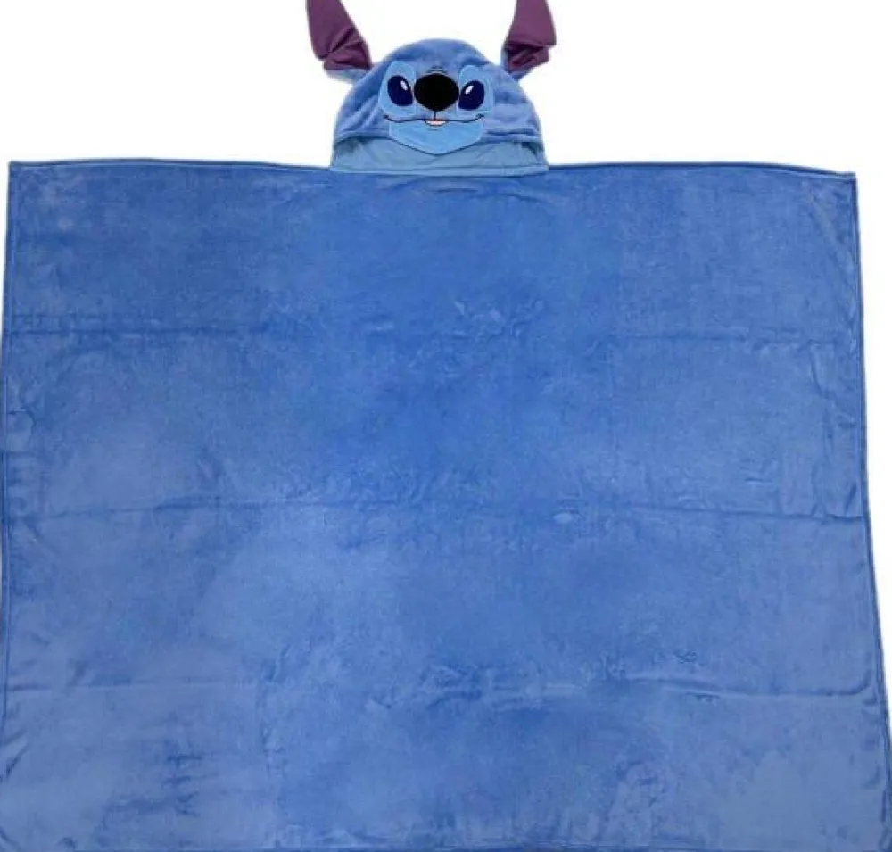 WTT Plaid polaire avec capuche Stitch^ Gadgets Et Produits Fun