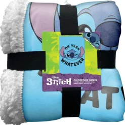 WTT Plaid sherpa Stitch - Oh Yeah Whatever^ Mobilier Et Décoration
