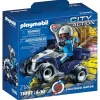Playmobil - City Action, Policier Et Quad Avec Moteur De Rétro-friction^ La Ville, La Police Et Les Secours