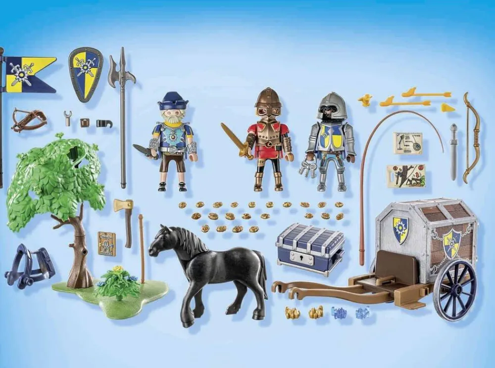 Playmobil Novelmore - Convoi Avec Bandit 71484 4^ Les Pirates, Chevaliers, Cowboys Et Indiens