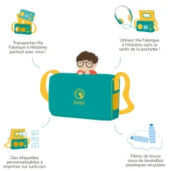 LUNII Pochette de Transport pour Conteuse Ma Fabrique à Histoires^ Bagagerie