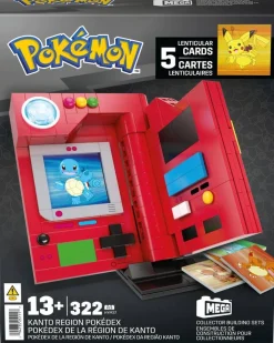 MEGA Pokedex de Kanto en briques^ Super Héros, Cinéma Et Jeux Vidéo