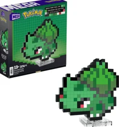 MEGA Pokémon Pixel Art - Bulbizarre à construire^ Super Héros, Cinéma Et Jeux Vidéo