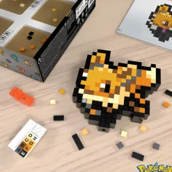 MEGA Pokémon Pixel Art Evoli à construire^ Super Héros, Cinéma Et Jeux Vidéo