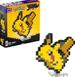 MEGA Pokémon Pixel ART Pikachu à construire^ Super Héros, Cinéma Et Jeux Vidéo