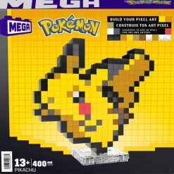 MEGA Pokémon Pixel ART Pikachu à construire^ Super Héros, Cinéma Et Jeux Vidéo