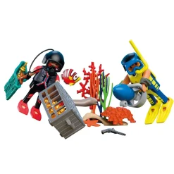 Playmobil Policiers plongeurs et trésor - City Action 72078^ La Ville, La Police Et Les Secours