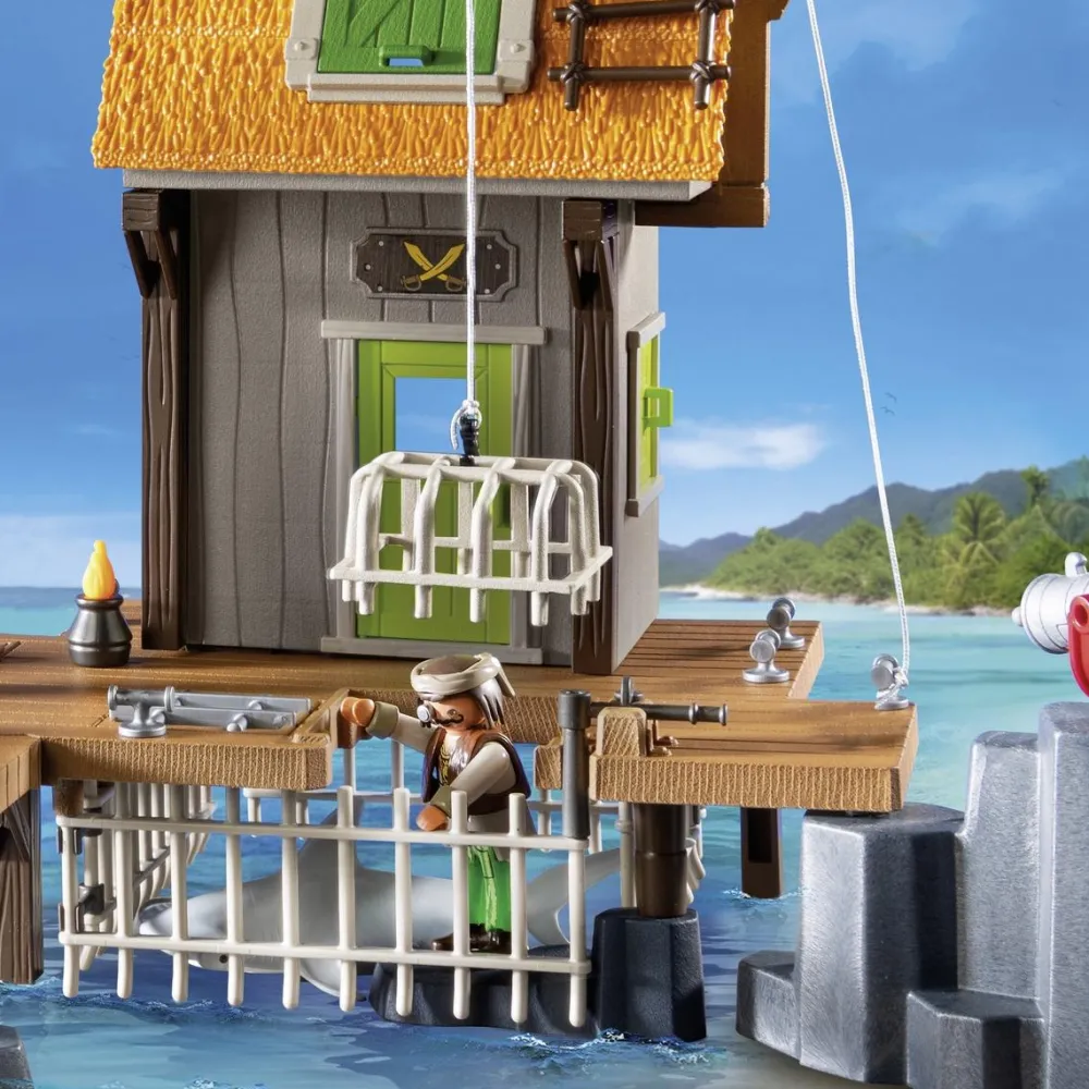 Playmobil Port et repaire de pirates avec prisons Pirates 71792^ Les Pirates, Chevaliers, Cowboys Et Indiens