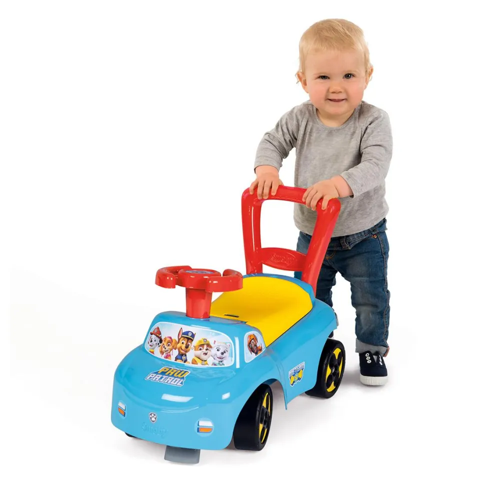 Smoby Porteur auto Paw Patrol La Pat'Patrouille^ Trotteurs, Pousseurs, Porteurs Et Bascules