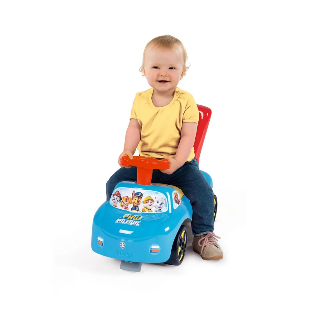 Smoby Porteur auto Paw Patrol La Pat'Patrouille^ Trotteurs, Pousseurs, Porteurs Et Bascules