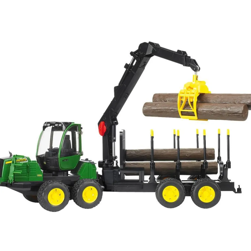 Bruder Porteur forestier John Deere 1210^ Véhicules Agricoles Et De Chantier