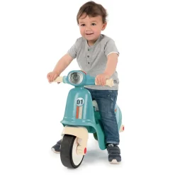 Smoby Porteur scooter bleu^ Trotteurs, Pousseurs, Porteurs Et Bascules