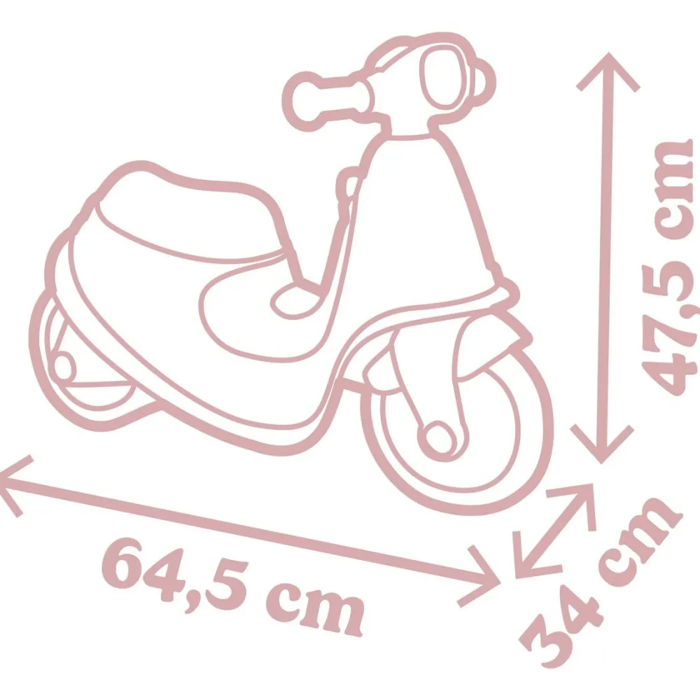 Smoby Porteur Scooter Rose^ Trotteurs, Pousseurs, Porteurs Et Bascules