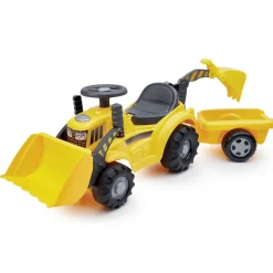 Ecoiffier Porteur Tracto pelle avec remorque^ Trotteurs, Pousseurs, Porteurs Et Bascules