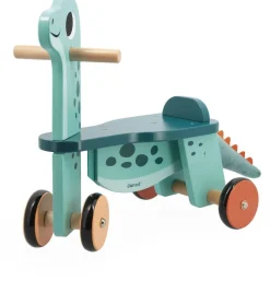 Janod Portosaurus - Porteur dinosaure en bois^ Trotteurs, Pousseurs, Porteurs Et Bascules