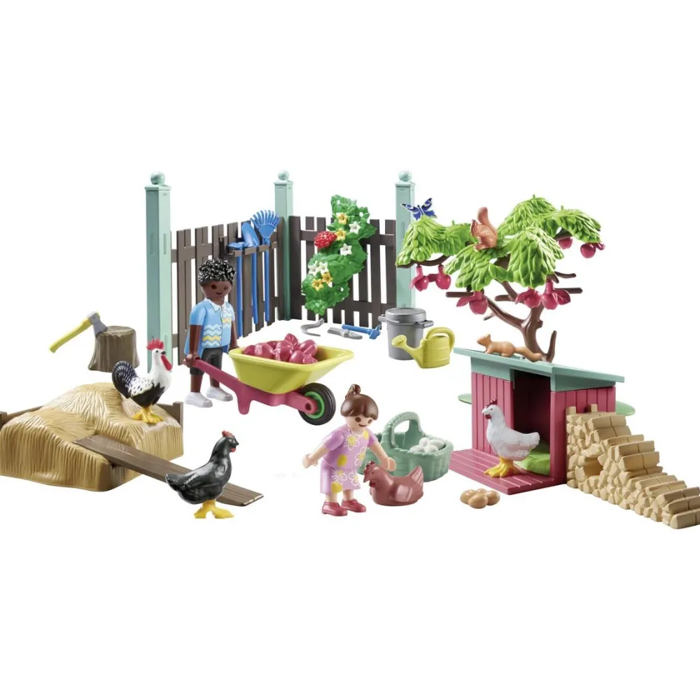 Playmobil Poulailler et jardin My life 71510^ La Ville, La Police Et Les Secours